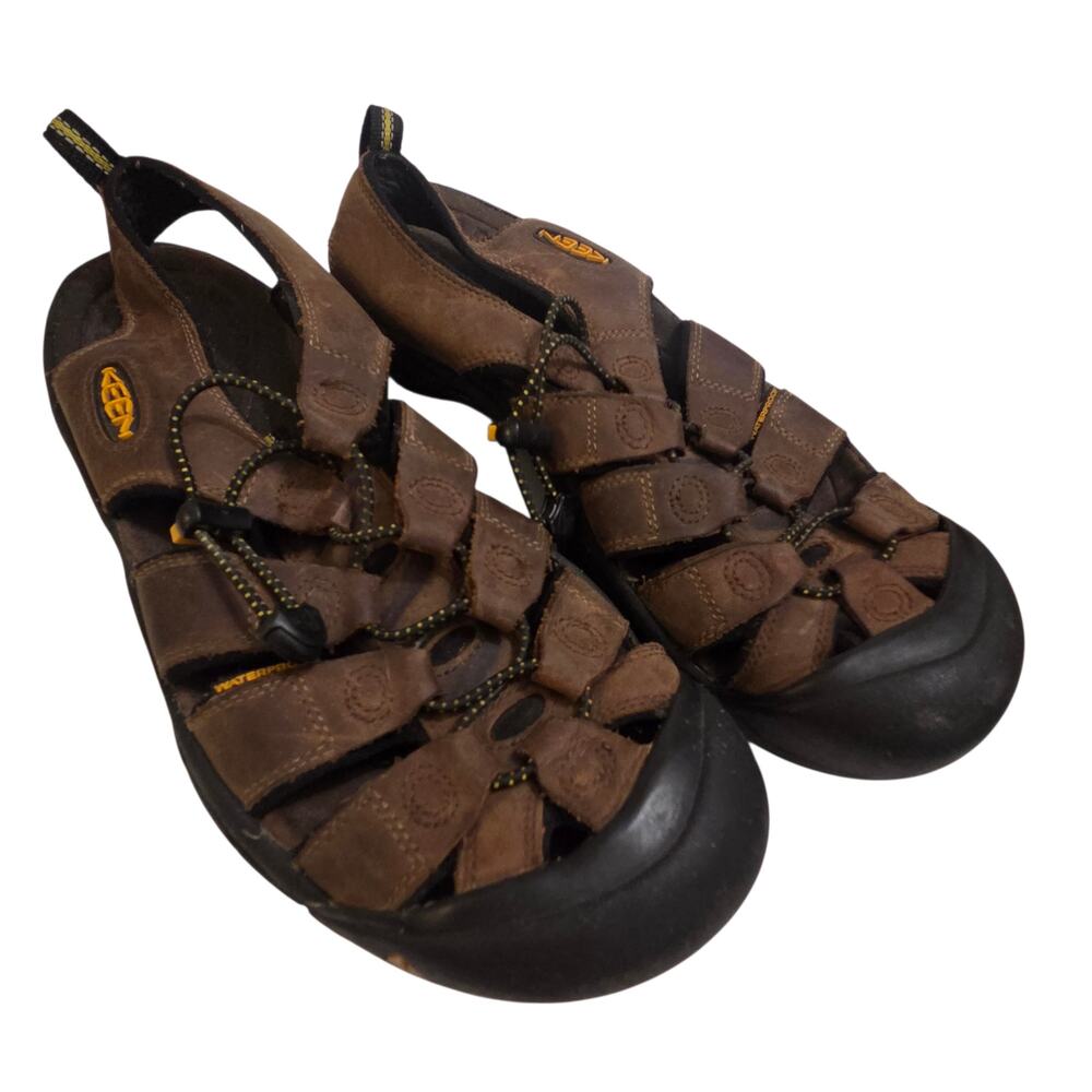 KEEN Men's Newport Leather Hiking Sandals, Waterproof sz 11